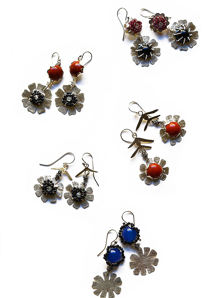 Bouquet Earrings, Allyson Mellone